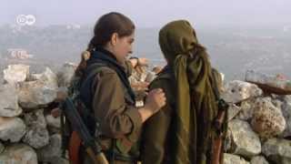 Syria Kurdish women soldiers against jihadists  Global 3000 [upl. by Herzig]