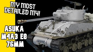 Asuka Model 135 M4A3 E8 76mm  In depth Review [upl. by Ytima169]