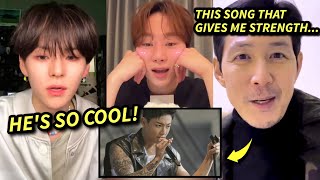 Kpop Idols Reaction to BTS Jungkook Golden Songs Pt 5 SEVENTEEN Eunwoo TREASURE Enhypen [upl. by Dearborn]