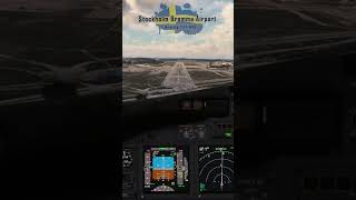 ⚜️Landing Stockholm Bromma Airport B738 aviation msfs2020 boeing737 pilot [upl. by Attenyt]