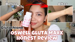 OSWELL GLUTA MAXX HONEST REVIEW  EFFECTIVE NA PAMPAPUTI  WHITENING GLUTATHIONE  Belle Merto [upl. by Adelia]