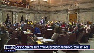 Cities consider passing their own drug ordinances ahead of WA legislative special session [upl. by Luigino]