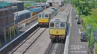 WSR  Williton Camera 1 West Somerset Railway Somerset UK  Railcam LIVE [upl. by Nwahsd]