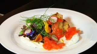 Salmon Gravlax with Creme Fraiche [upl. by Halihs]