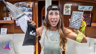 10 BEST BOAT LIFE HACKS for liveaboard and cruising  Unforgettable Sailing [upl. by Byrle]