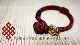 How to Make the Worlds Most Simple and Elegant Paracord Bracelet Tutorial [upl. by Sirref]