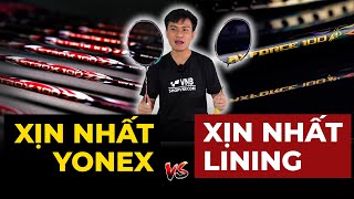 SIÊU PHẨM NGON NHẤT sẽ là So sánh Lining Axforce 100 vs Yonex Astrox 100ZZ Kurenai [upl. by Rickart]