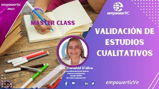 Clase validación cualitativa [upl. by Notyalk]