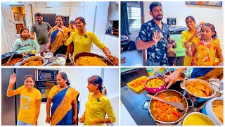 கல்யாண நாளுக்கு விதவிதமான சமையல் PREPARATION VLOG😍MY HUGE COOKING DAY VLOG 😊Ammasamayalrecipes [upl. by Aiva]