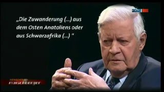 Helmut Schmidt über Einwanderung und Integration [upl. by Arita]