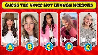 Guess The Voice Not Enough Nelsons Members PaisLee NayVee Jaine Nelson PresLee SaiDee [upl. by Nairod]