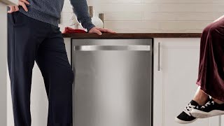 Midea Smart 45Decibel Top Control 24in BuiltIn Dishwasher MDT24P5AST Review [upl. by Aihsemat107]