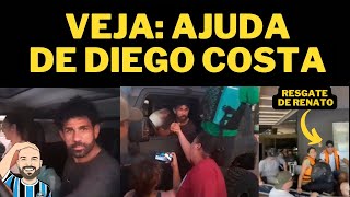 DIEGO COSTA ABRE A CASA  RENATO RESGATADO NA ENCHENTE  GRÊMIO [upl. by Eicyac]