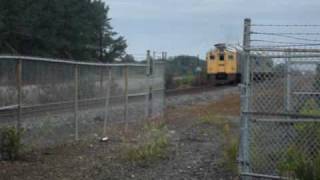 VIA Rail Budd RDC passing through Azilda Ontario [upl. by Trovillion]