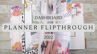 Flipping Through my 2022 Classic Dashboard Happy Planner [upl. by Nawad89]