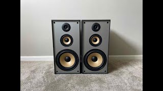 Pioneer SHF41LR Home 3 Way Bookshelf Speakers [upl. by Soracco966]