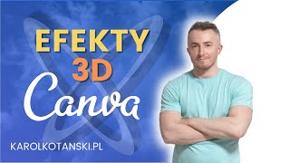 CANVA  efekty 3D tekst i postać [upl. by Hiroshi580]