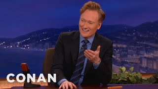 Conan Gets Annoyed By Technical Difficulties  CONAN on TBS [upl. by Ainegue207]