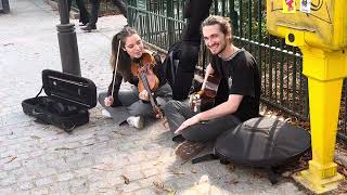 Joueurs de guitare et violon fête de la musique 210624 10 minutes CamilleSpeaking [upl. by Lewak185]