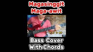 Magasinggit maga awit Bass Cover subscribenow shortvideos gospelsongs basscover reels [upl. by Yttak]