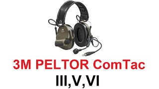 Защитные наушники 3M Peltor ComTac IIIVVI 356 [upl. by Reni]