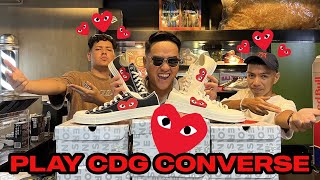 BEST SELLING NA PLAY CDG X CONVERSE CHUCK TAYLOR [upl. by Dagna]