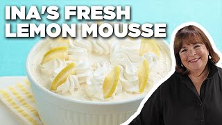 Ina Gartens Fresh Lemon Mousse  Barefoot Contessa  Food Network [upl. by Eberle500]