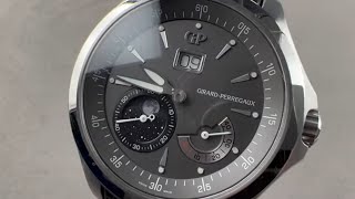 GirardPerregaux Traveller Moonphase Large Date 4965011231HBBA GirardPerregaux Watch Review [upl. by Haney]