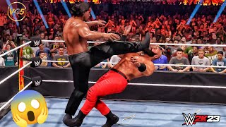 WWE 2K23  The Great khali vs Braun Strowman  Last Man Standing Match  4K [upl. by Brownley]