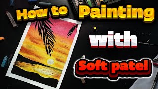 Easy and Simple soft pastel Landscape Painting for Beginners • Stepbystep Tutorial [upl. by Lirva626]