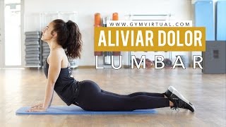 Aliviar dolor lumbar  6 estiramientos muy efectivos [upl. by Bruning672]