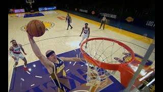 Alex Caruso Throws Down Two Big Time Dunks Against Portland [upl. by Oneil]