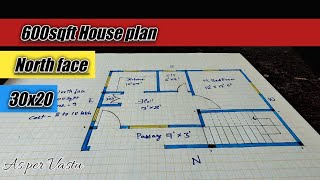 30x20 House plan as per Vastu  600 sqft Home plan  Ghar ka Naksha CSK CONSTRUCTIONS [upl. by Pirnot]