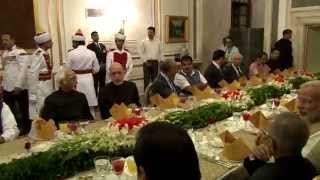 President Mukherjee hosts dinner to SAARC Leaders at Rashtrapati Bhavan [upl. by Iong]