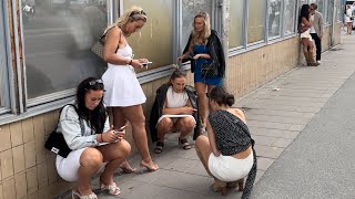 🇸🇪Swedish Girls Before Midnight 4K StockholmSweden 2024 HDRPart 2 [upl. by Urdna]