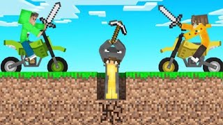 MOTORBIKE HUNTERS vs SPEEDRUNNERS Minecraft [upl. by Eenej]