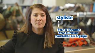 Sophie styliste dans une enseigne de mode présente son métier [upl. by Anilec]