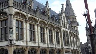 View from Saint Michaels Bridge in Ghent [upl. by Nivlek]