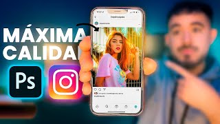 Como EXPORTAR en Photoshop MAXIMA CALIDAD para Instagram [upl. by Buchanan839]