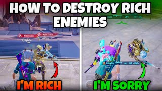 THIS HOW EVERY NOOB PLAYER SHOULD DESTROY RICH ENEMIES😂🔥BGMI TipsTricks Mew2 [upl. by Ayihsa]