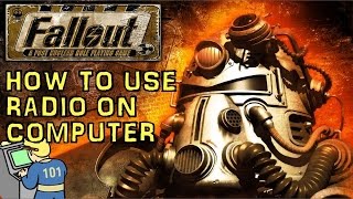 Fallout 1  Use Radio to disable force fields Military Base [upl. by Amandie]