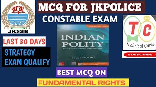 Most important mcq for jkpolice constable exammcq on fundamental rights [upl. by Audry]