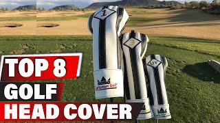 Best Golf Head Covers In 2024  Top 8 New Golf Head Covers Review [upl. by Noyek]