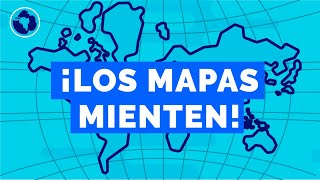 Proyecciones cartográficas por qué nos mienten los mapas [upl. by Pappano]