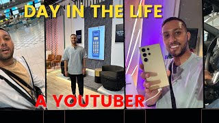 DAY IN THE LIFE OF A YOUTUBER  Samsung S24 Launch  SOUTH AFRICAN YOUTUBER [upl. by Hachman887]