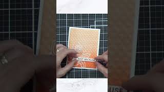 EASY embossing folder card tutorial altenew tutorial crafting cardmaking [upl. by Eidissac]