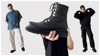 How to Look Good in Black Boots Orée NYC Infantry Combat Boots [upl. by Rabiah347]