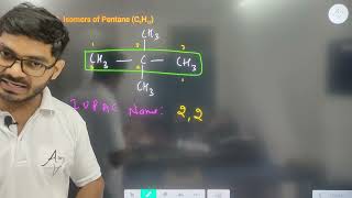 ISOMERS OF PENTANE  CH 4 Carbon and its Compounds Class 10  CBSE NEW NCERT BY Rajeev Sir [upl. by Behn]