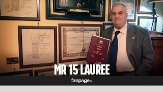 Ha 70 anni e 15 lauree la storia di Luciano luomo più istruito al mondo [upl. by Feerahs645]