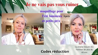 Maquillage de lété petits prix aux couleurs du lagon La chaine beauté des Femmes de 60 ans [upl. by Dnumyar]